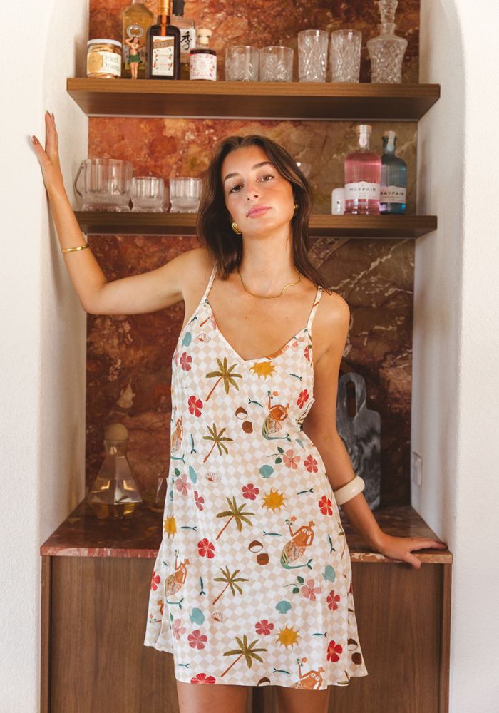 CABO SUMMER STATE OF MIND Summer Club Mini Dress