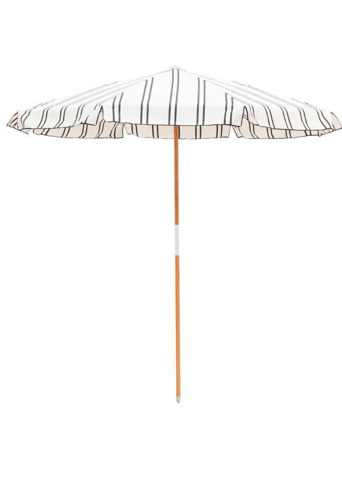 Amalfi Umbrella- Black Stripe