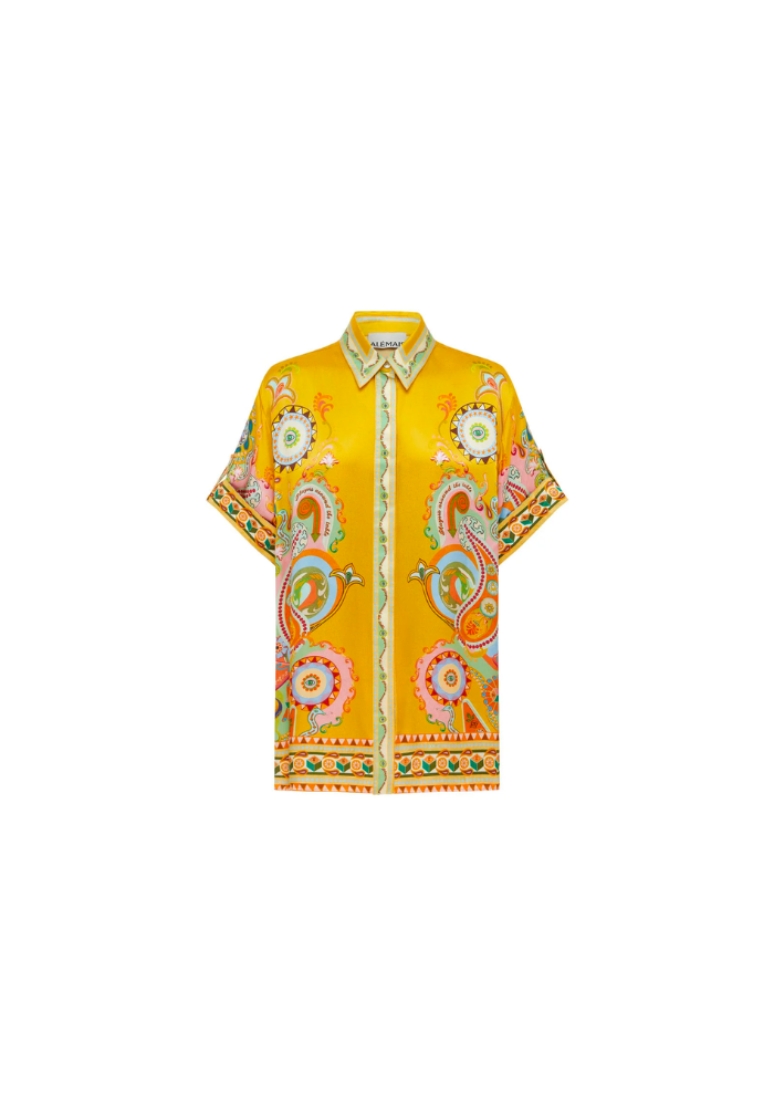 ALEMAIS Pinball Silk Shirt