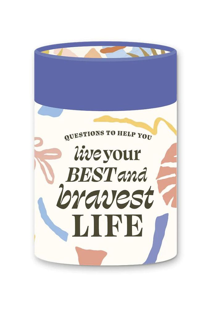 Questions to Help You Live Your Best & Bravest Life - Abstract Floral