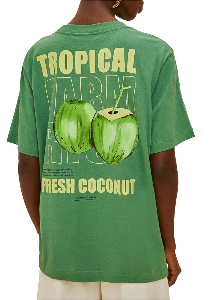FARM RIO Tropical Coconut Relaxed Tshirt