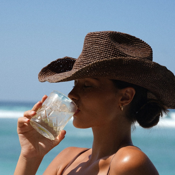 OCHRE LANE Paloma Hat - Cocoa