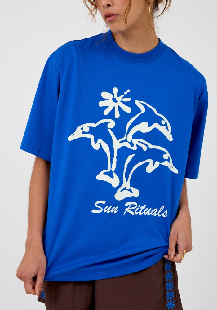 Dolphin Dream Tee - Sea