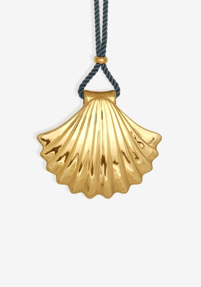 TEMPLE OF THE SUN Eleni Cord Necklace Gold