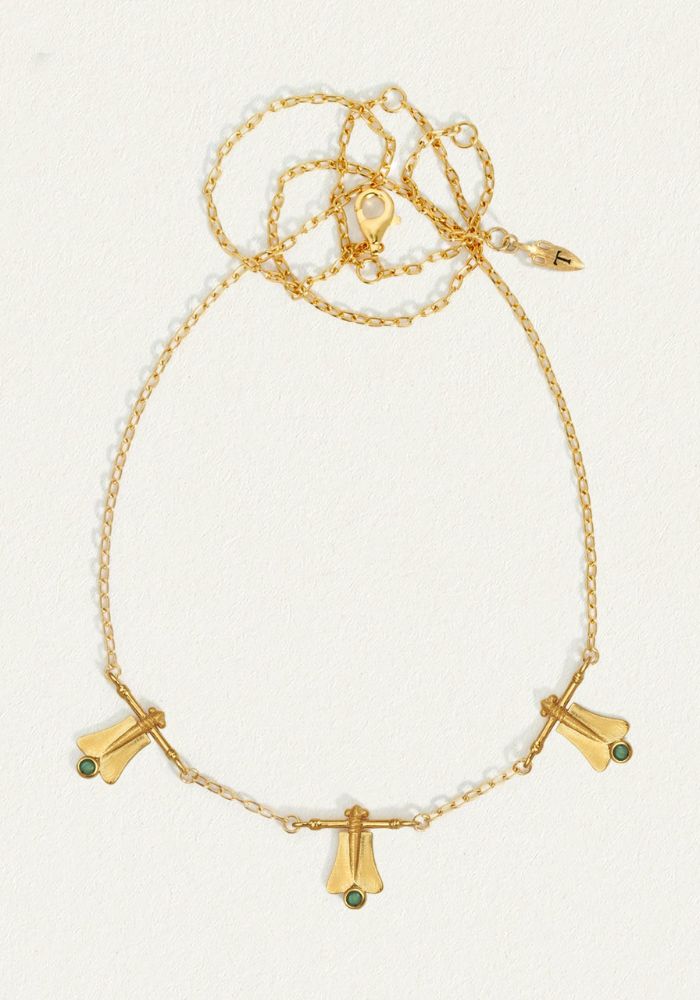 TEMPLE OF THE SUN Nectar Necklace Gold