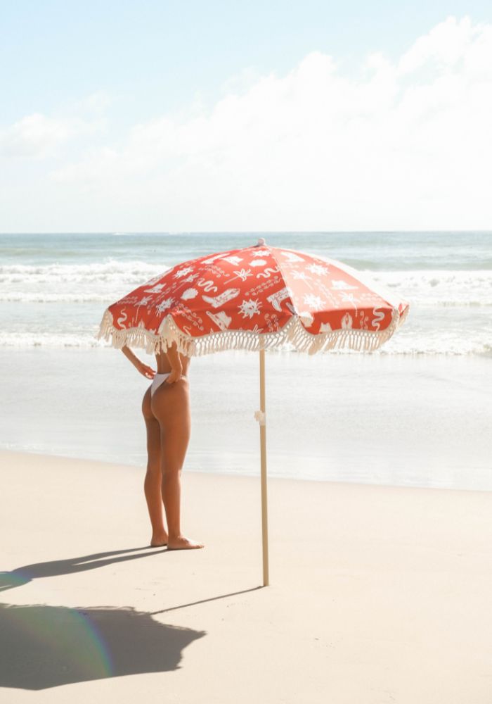 WINNIE RAE Coastal Cowgirl Beach Umbrella