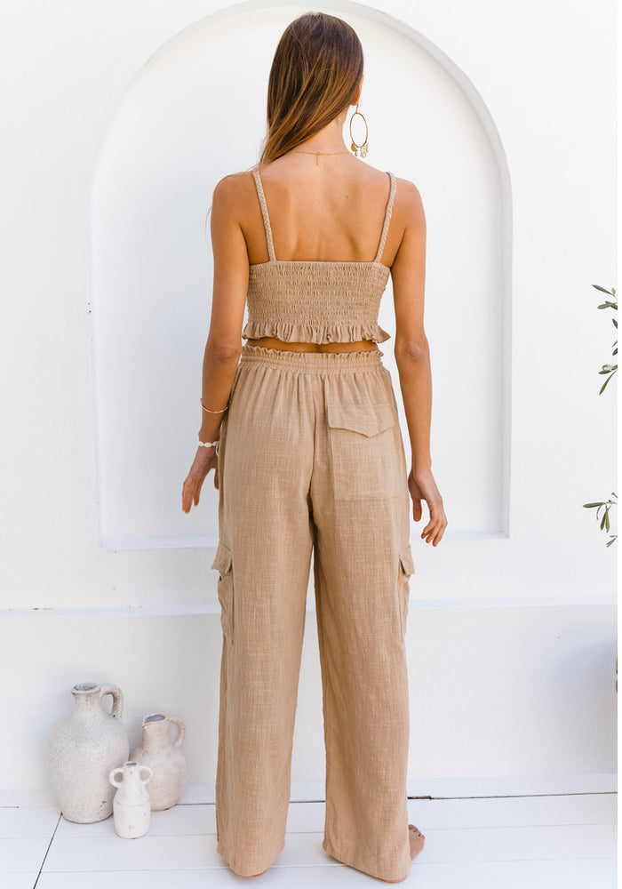 The Cove Cargo Pant - Almond