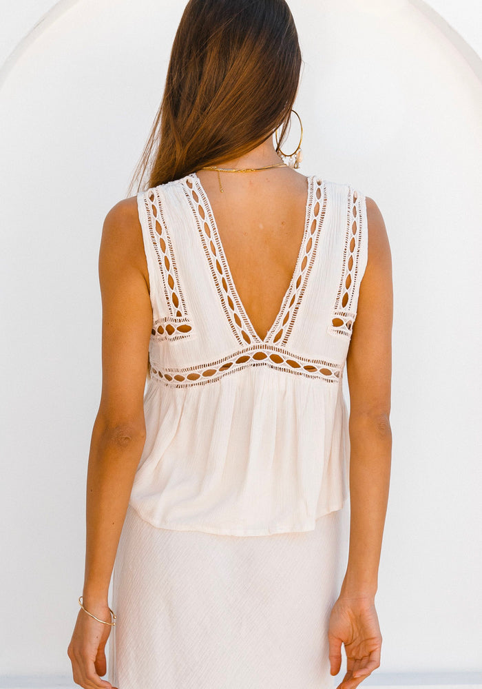 Freedom Lace Cami - Shell