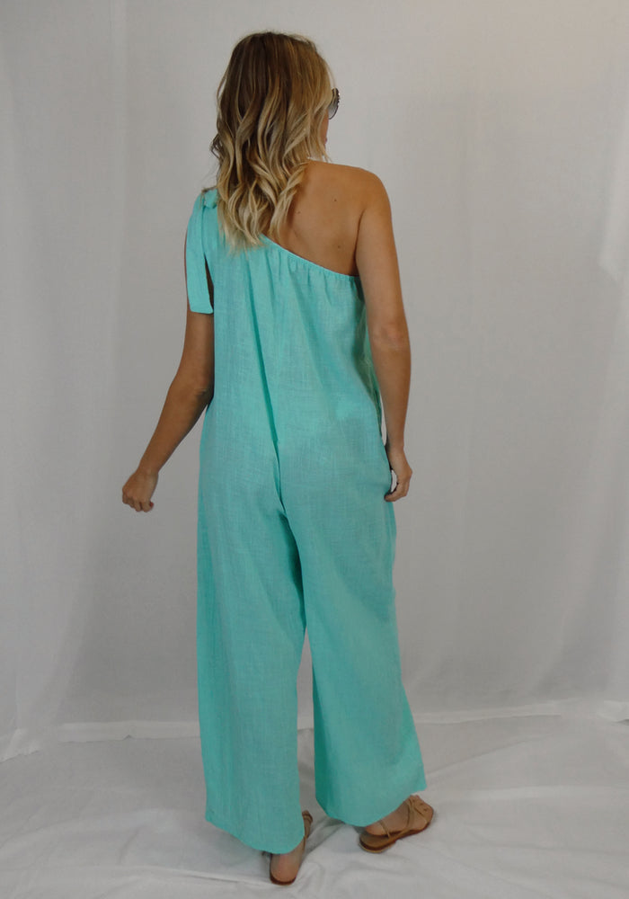 The Lawn Jumpsuit - Turquoise