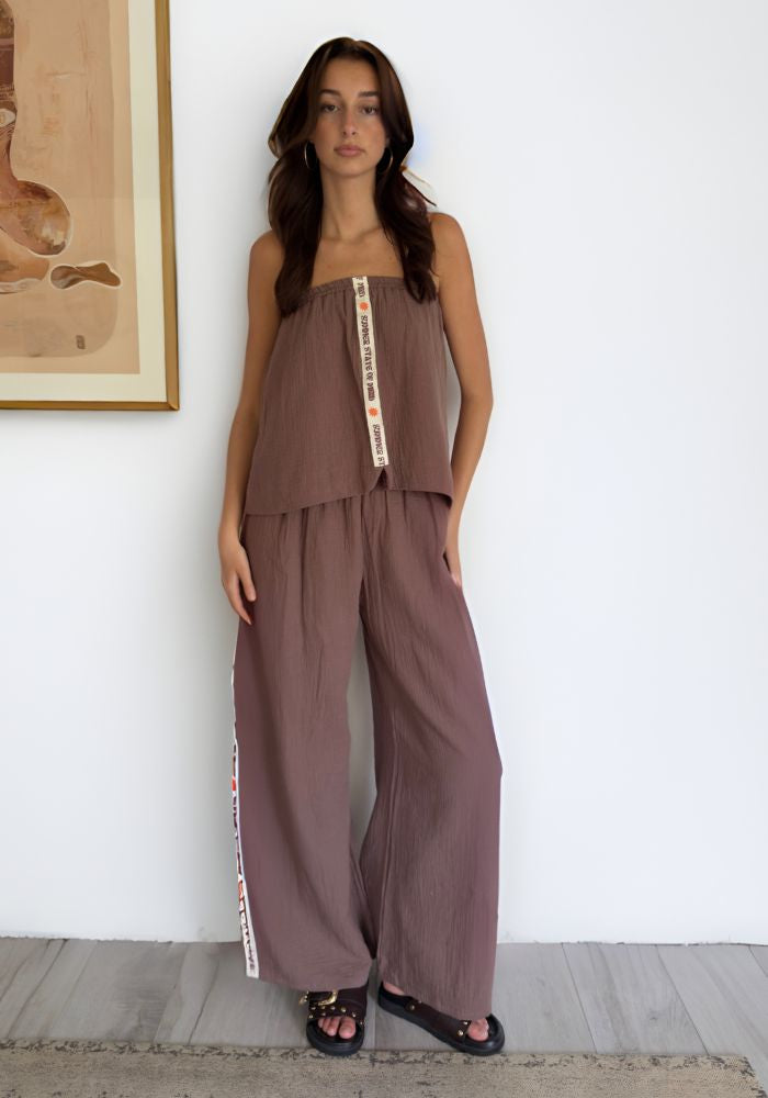 Summer Club Pant - Chocolate