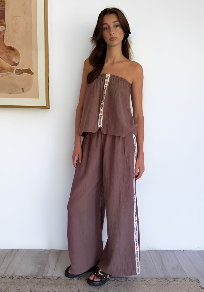 Summer Club Pant - Chocolate