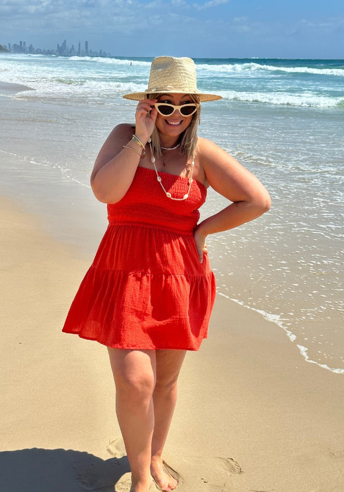 CABO Leilani Mini Dress - Hibiscus