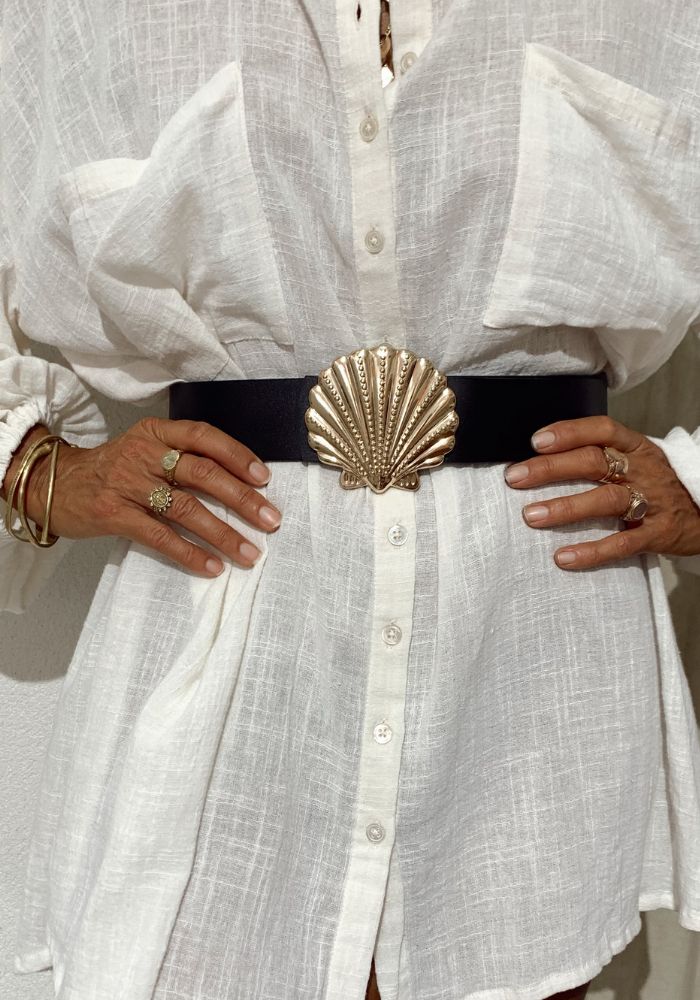 Sun Shell Belt - Black