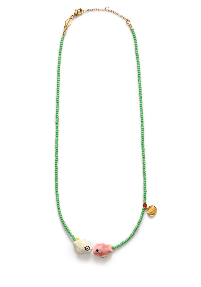 Fish n Kiss Necklace