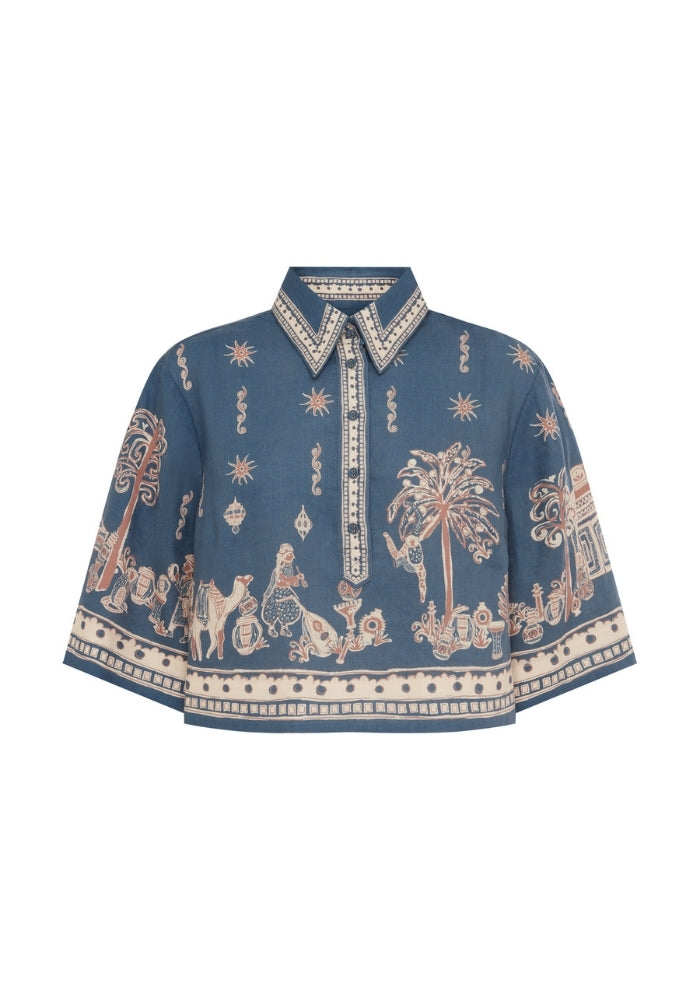 ALEMAIS Acacia Cropped Shirt