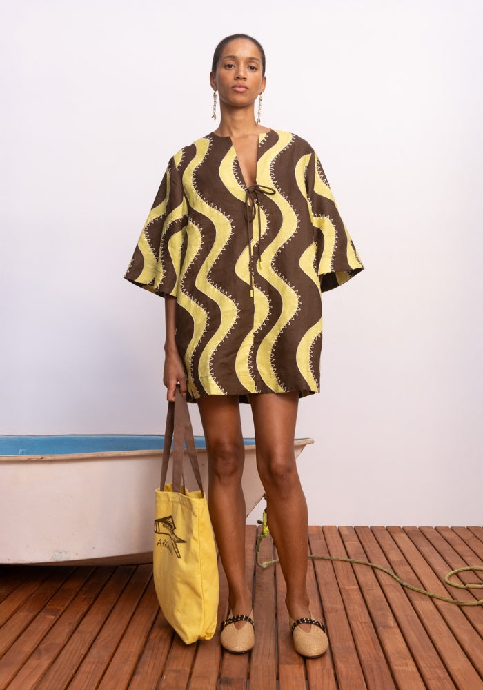ALEMAIS Frankie Mini Dress - Yellow  