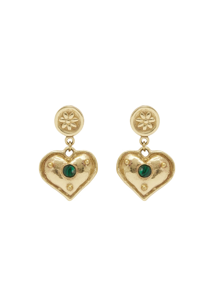 ALEMAIS Jem Heart Drop Earrings