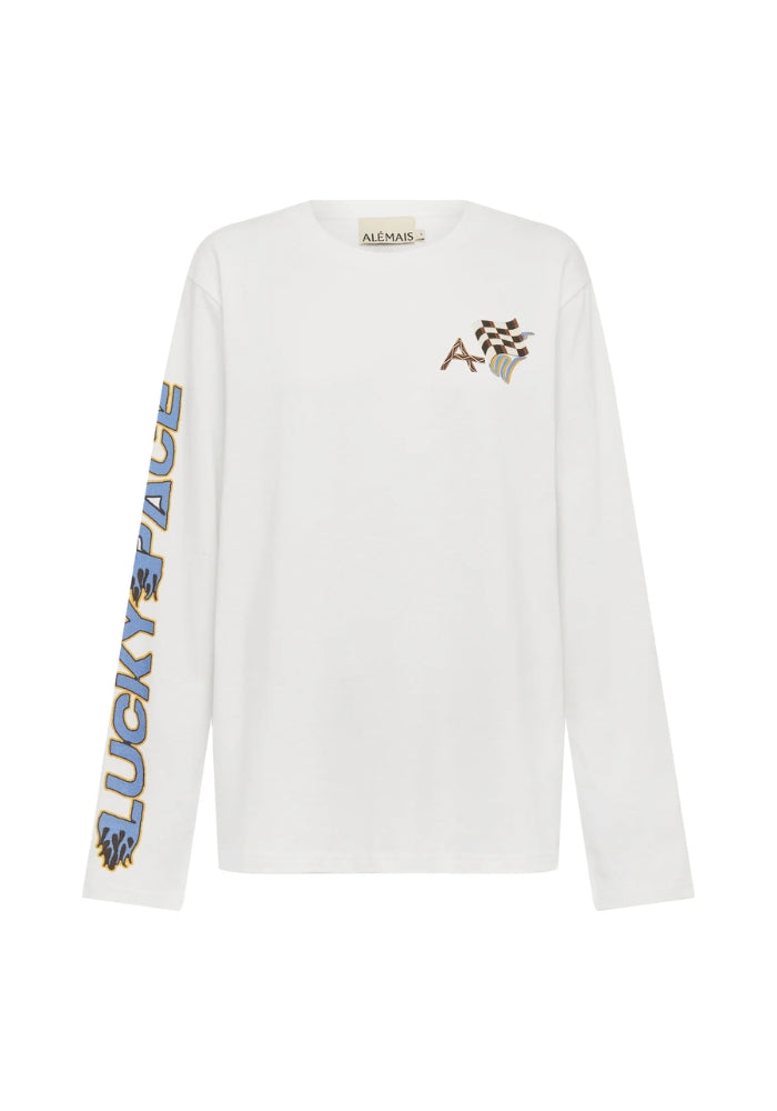 Lucky Pace Long Sleeve Logo Tee