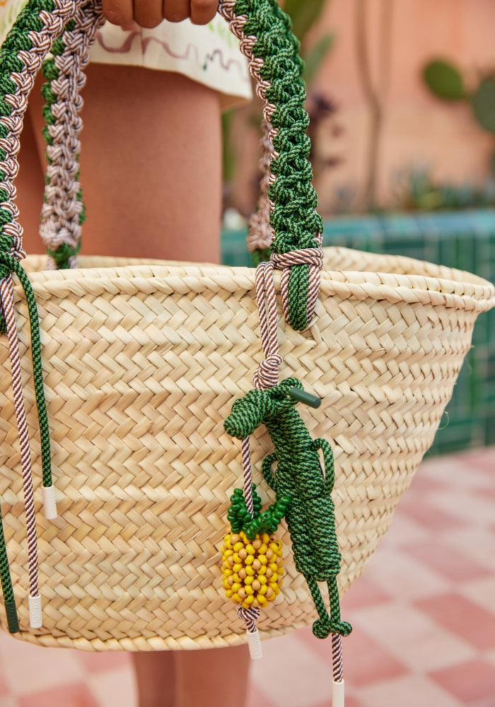 ALEMAIS Macrame Midi  Basket 