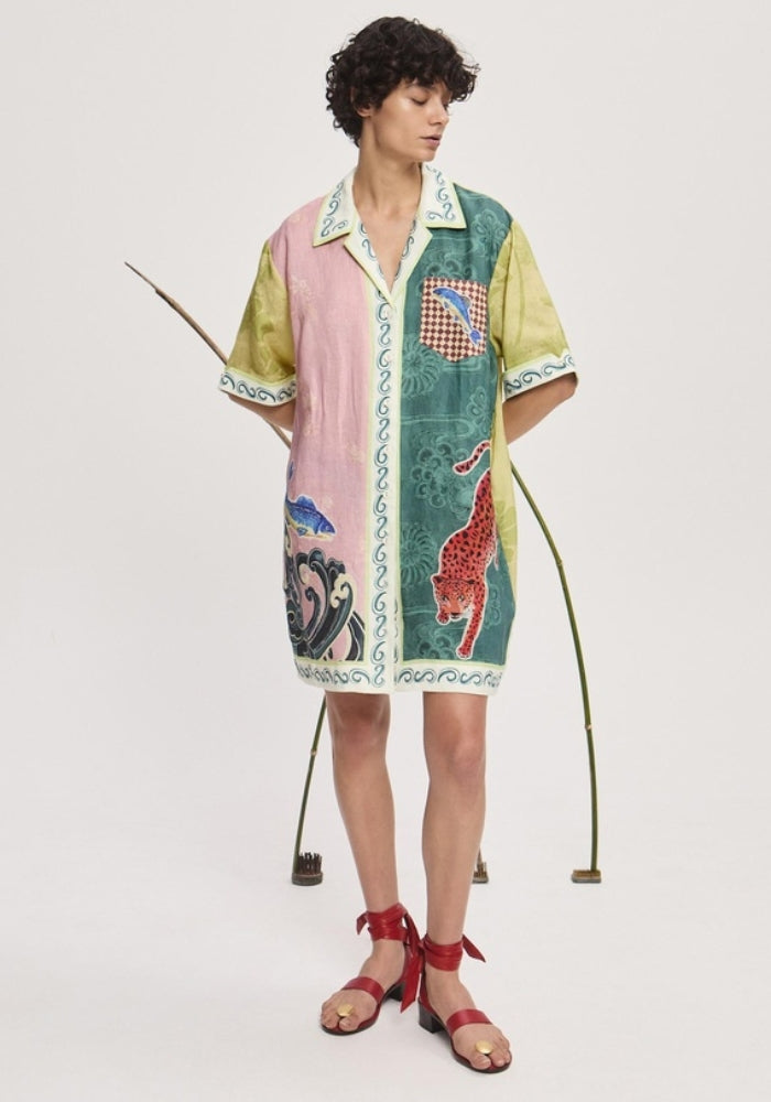 ALEMAIS Rochester Mini Shirt Dress