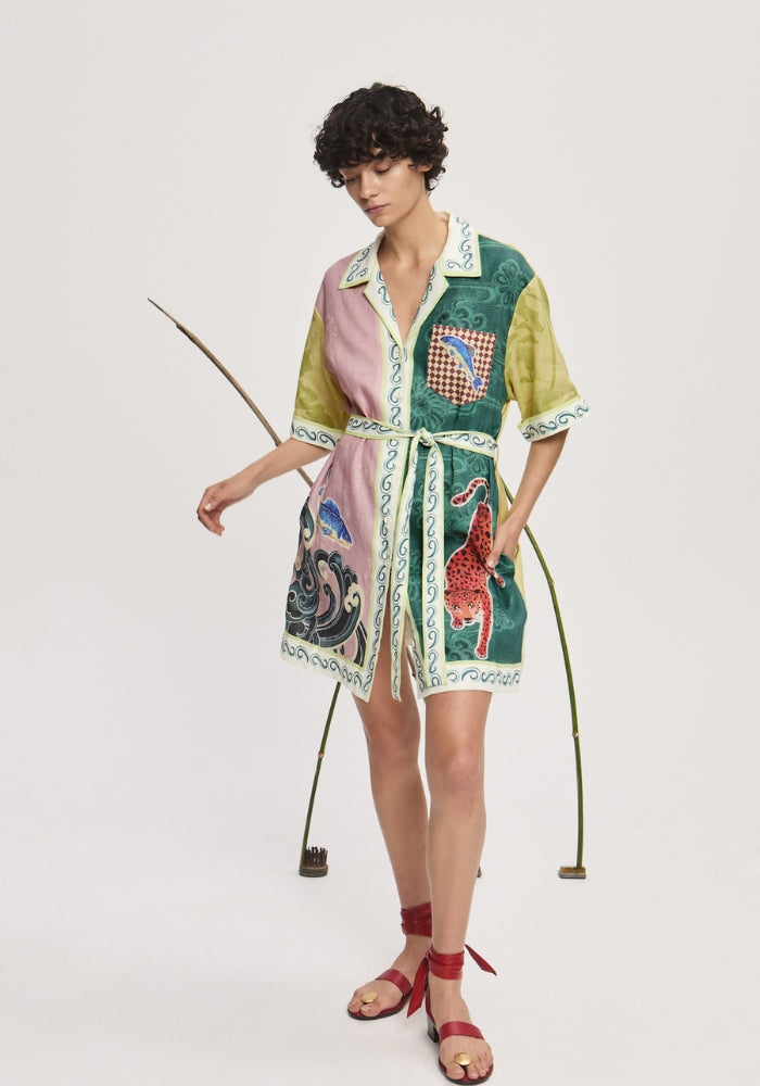 ALEMAIS Rochester Mini Shirt Dress