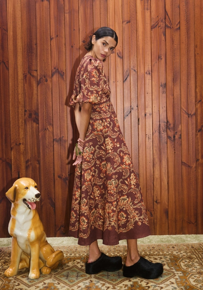 ALEMAIS Seraphina Midi Dress