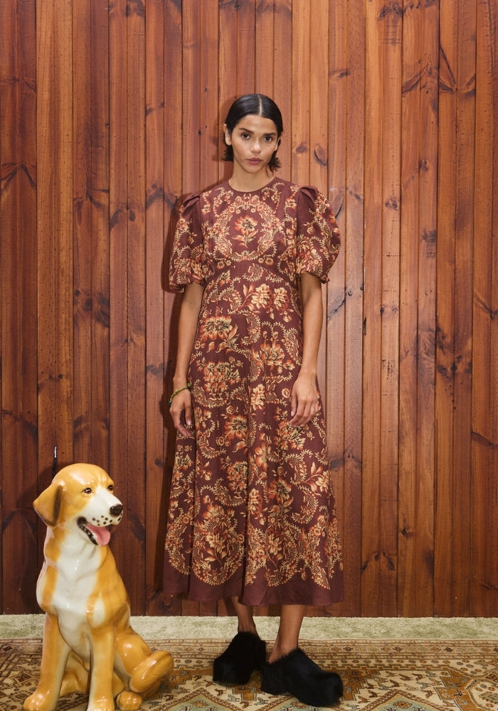 ALEMAIS Seraphina Midi Dress