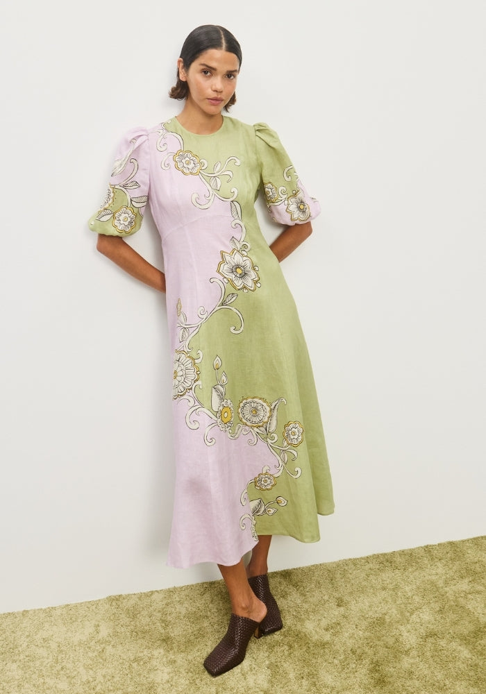 ALEMAIS Sora Midi Dress