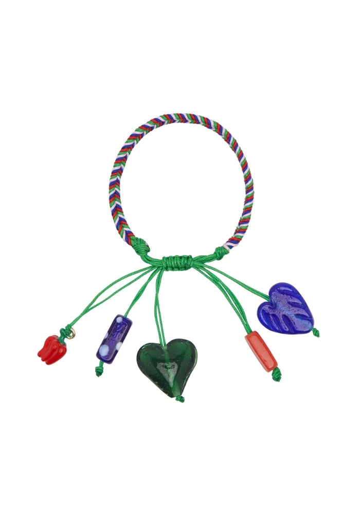 ALEMAIS Tesori Cuore Macrame Charm Bracelet
