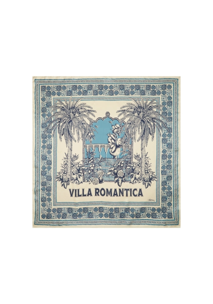 ALEMAIS Villa Romantica Silk Scarf 