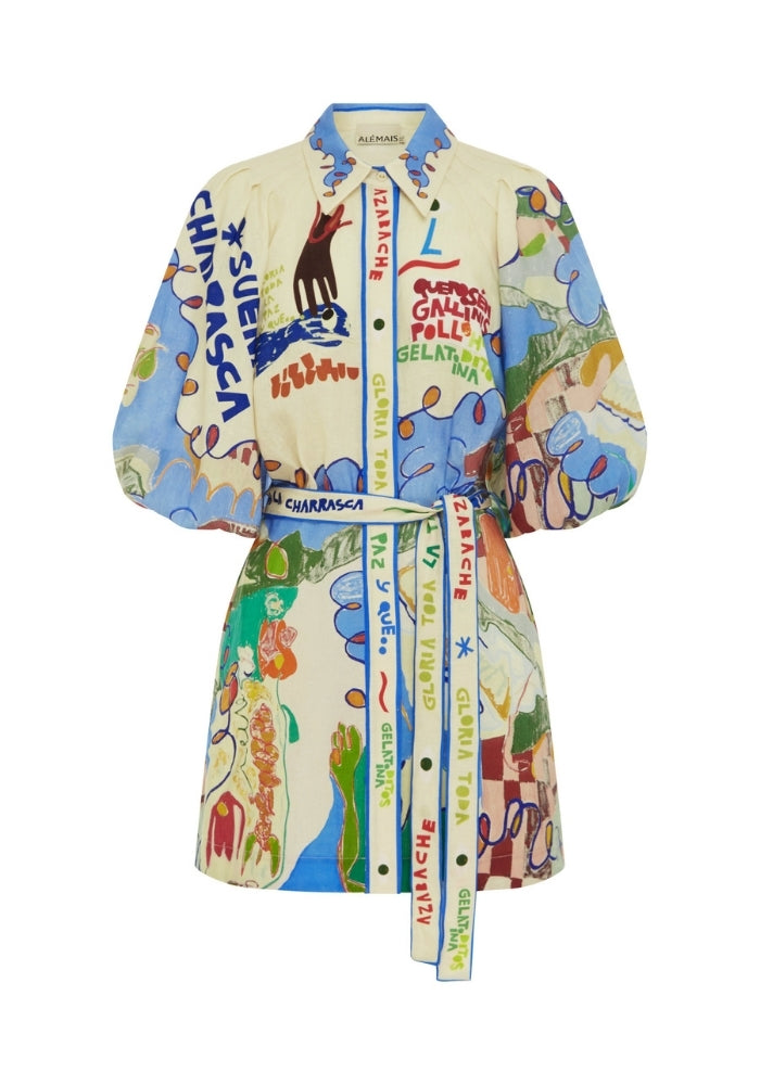 ALEMAIS Nadia Mini Shirtdress