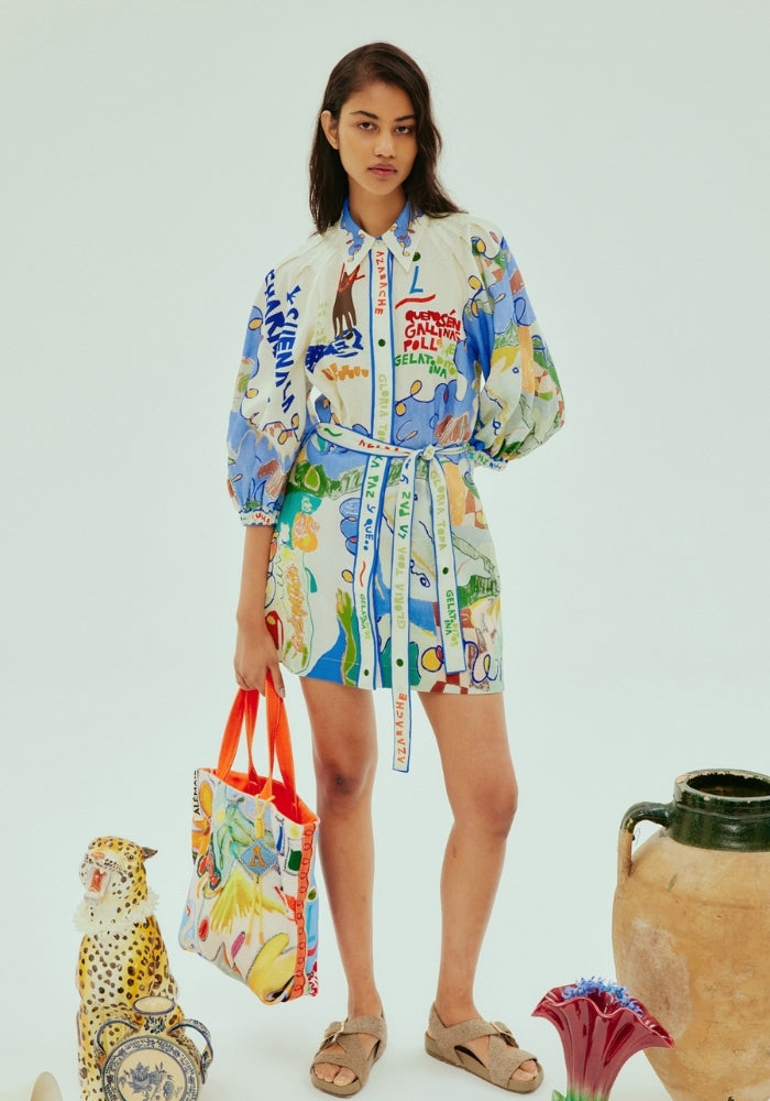 ALEMAIS Nadia Mini Shirtdress