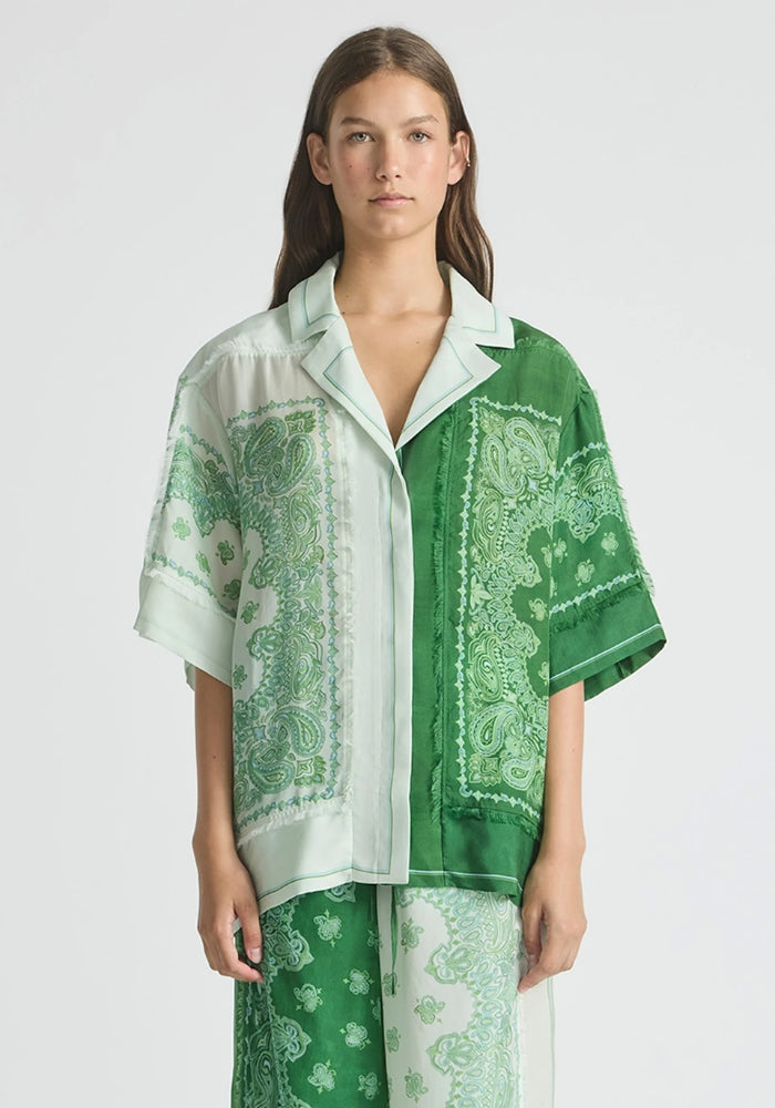 ANTIPODEAN Mirage Fringed Oversized Shirt