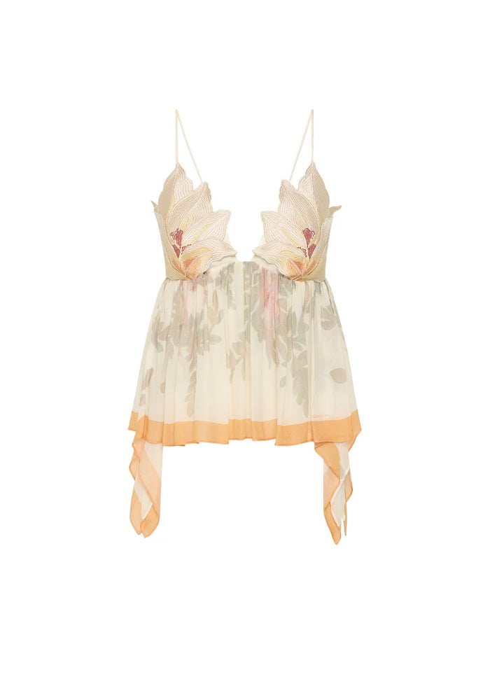ANTIPODEAN Promises Flower Bust Cami