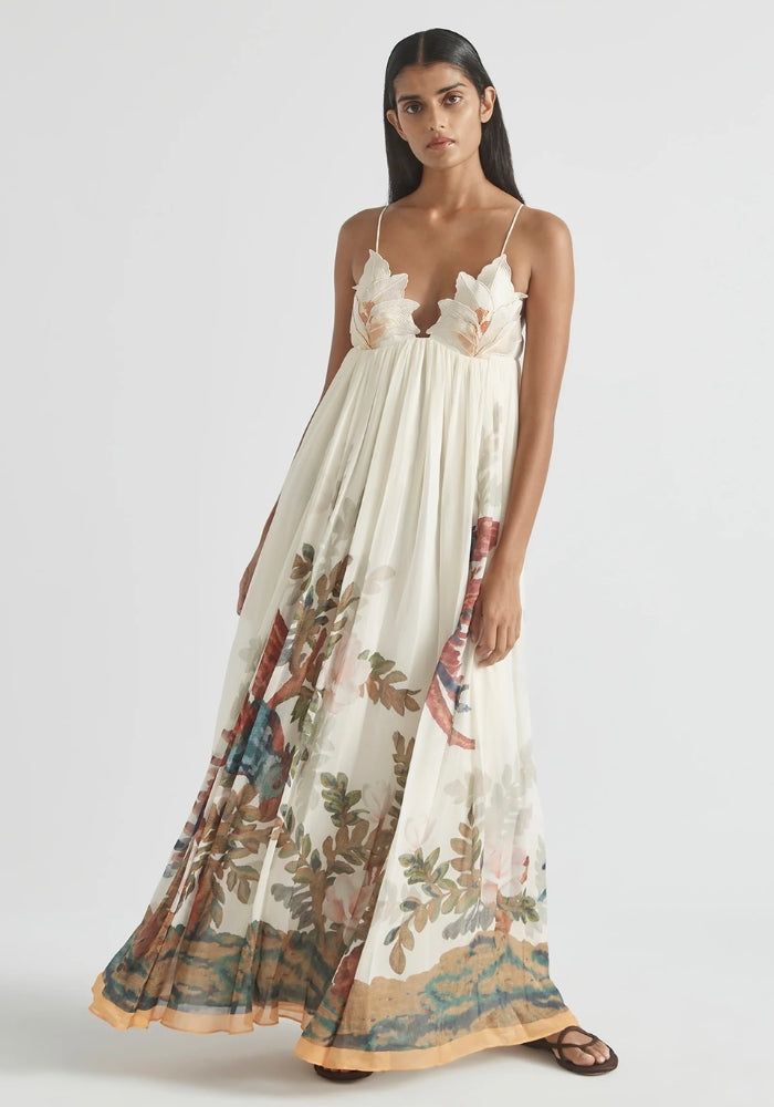 ANTIPODEAN Promises Flower Bust Dress