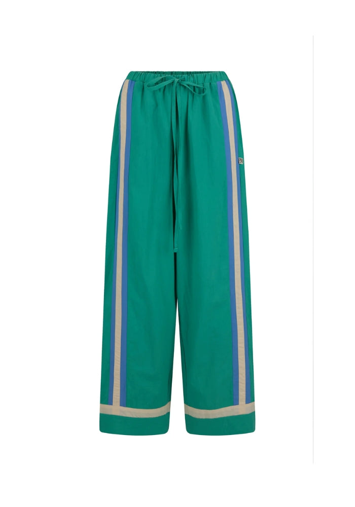 ARAMINTA JAMES La Mer Stripe Pant Jade Green