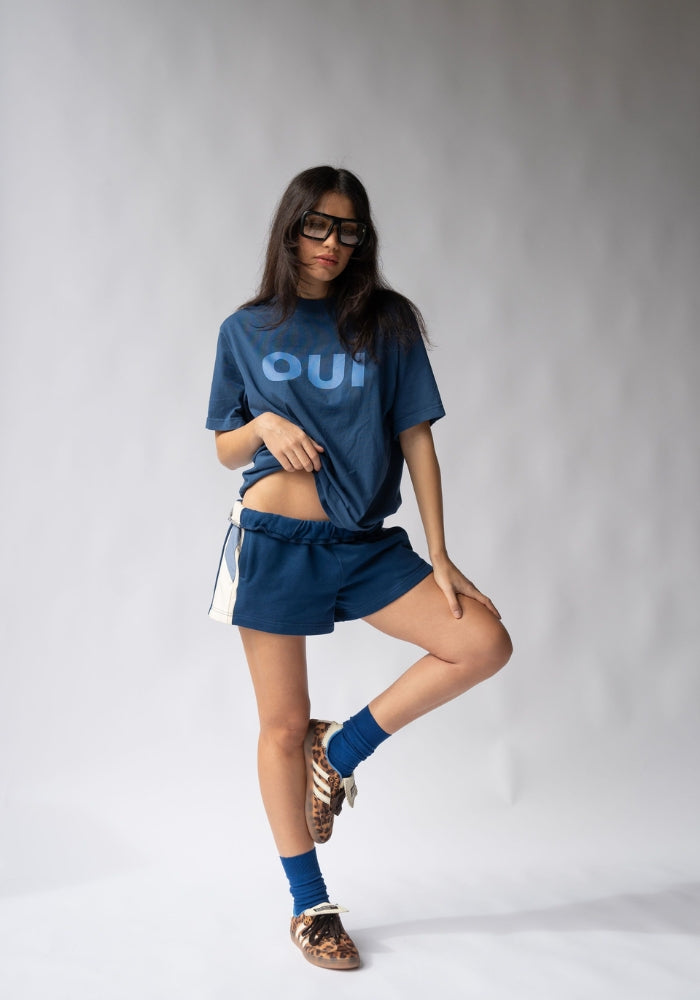 ARAMINRA JAMES Parisienne Tee Estate Blue
