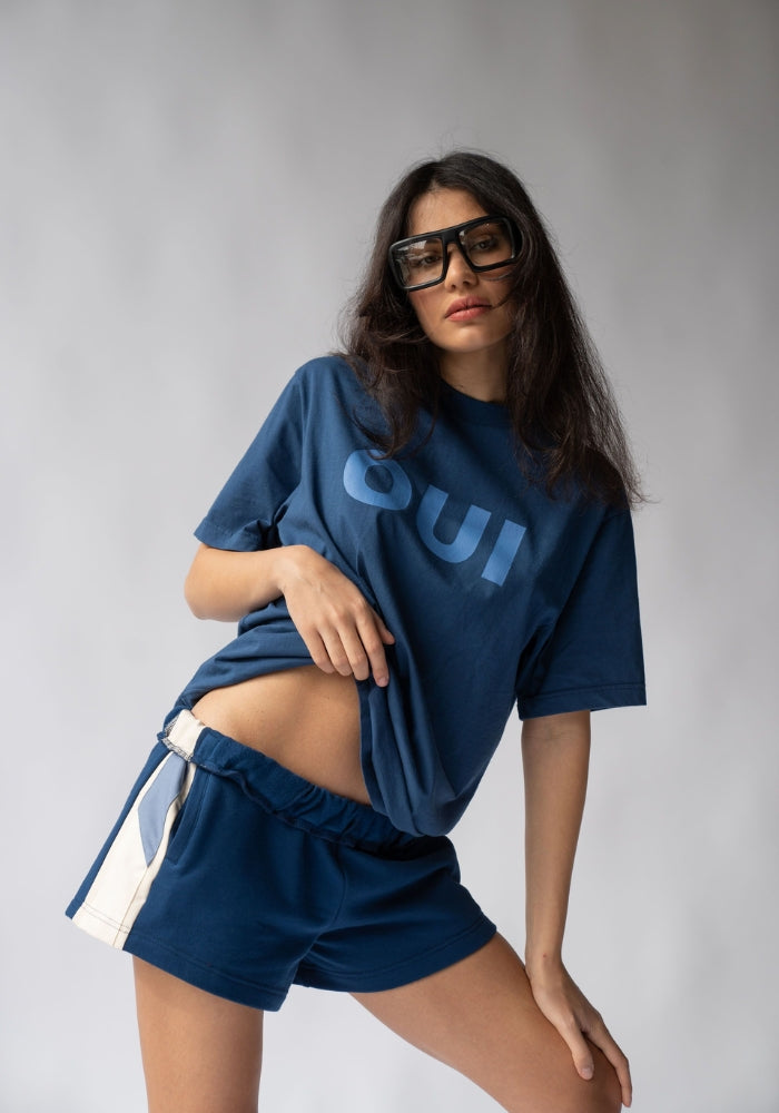 ARAMINTA JAMES Parisienne Track Short Estate Blue