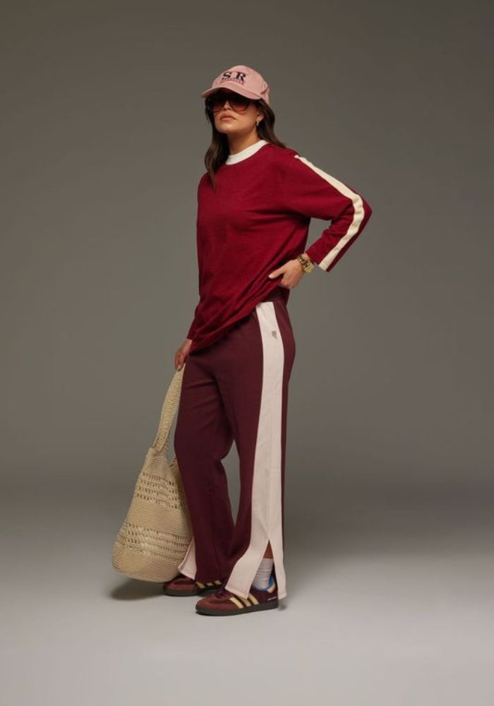 ARAMINTA JAMES Saint Germain Knit Pant - Red Wine