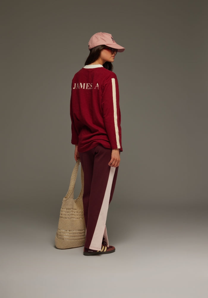 ARAMINTA JAMES Saint Germain Knit Pant - Red Wine