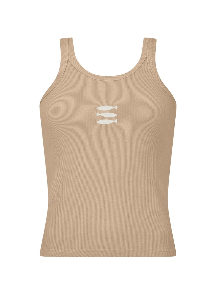 ARAMINTA JAMES San Sebastian Tank - Macadamia