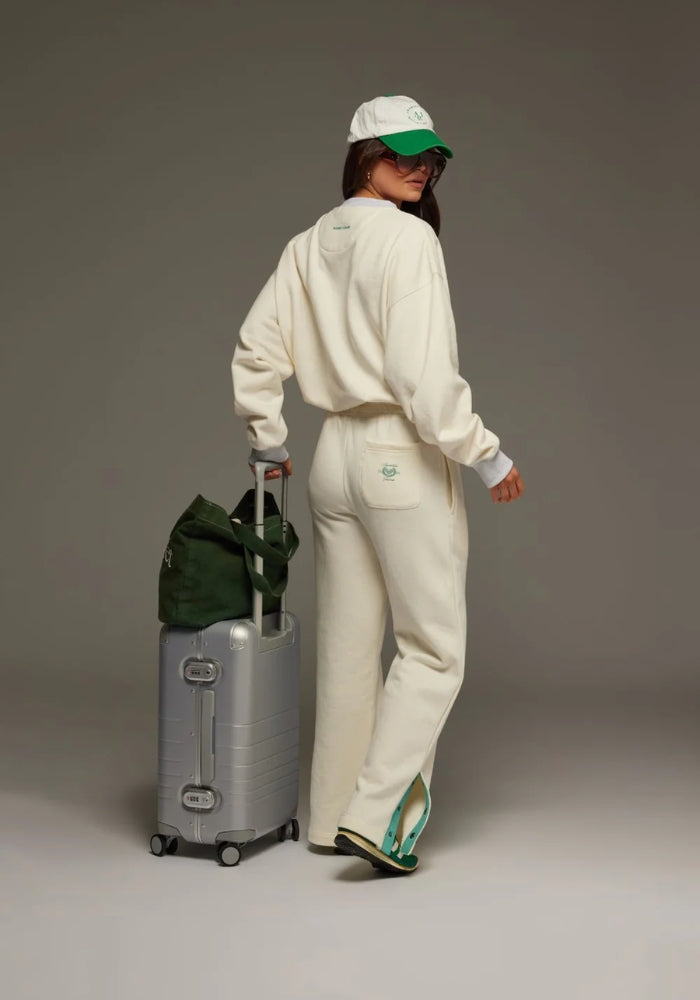 Snap Hem Trackpant Coconut