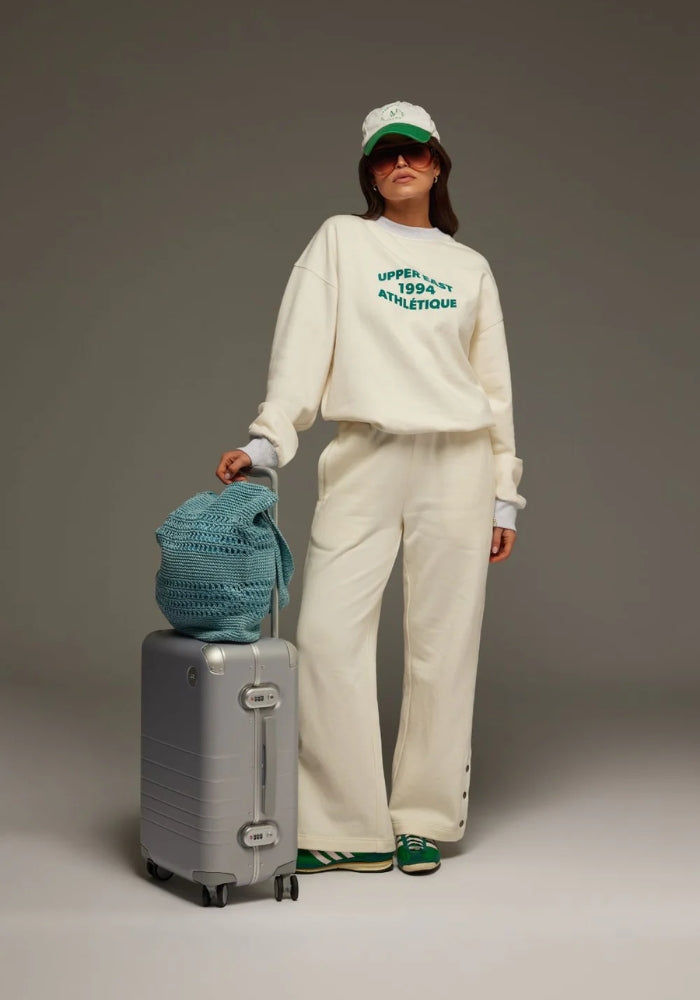 Snap Hem Trackpant Coconut