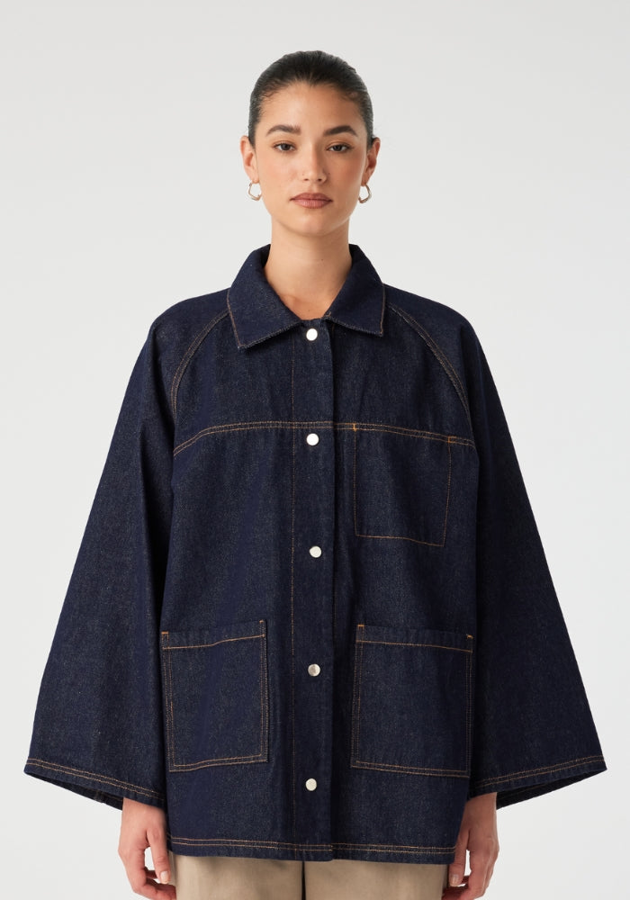 ARCAA Alma Chore Coat - Denim 