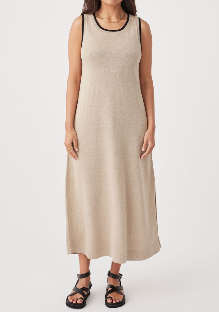 ARCAA Brie Long Dress - Taupe