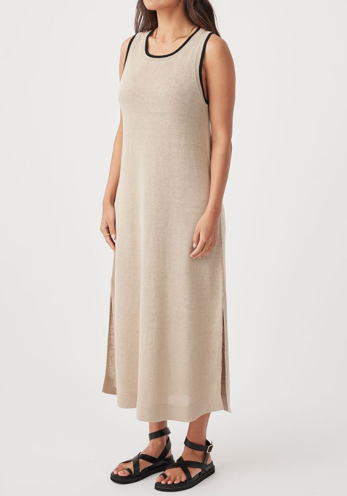 ARCAA Brie Long Dress - Taupe