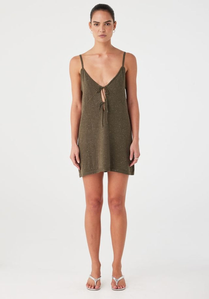 ARCCA Mira Mini Dress -  Olive  