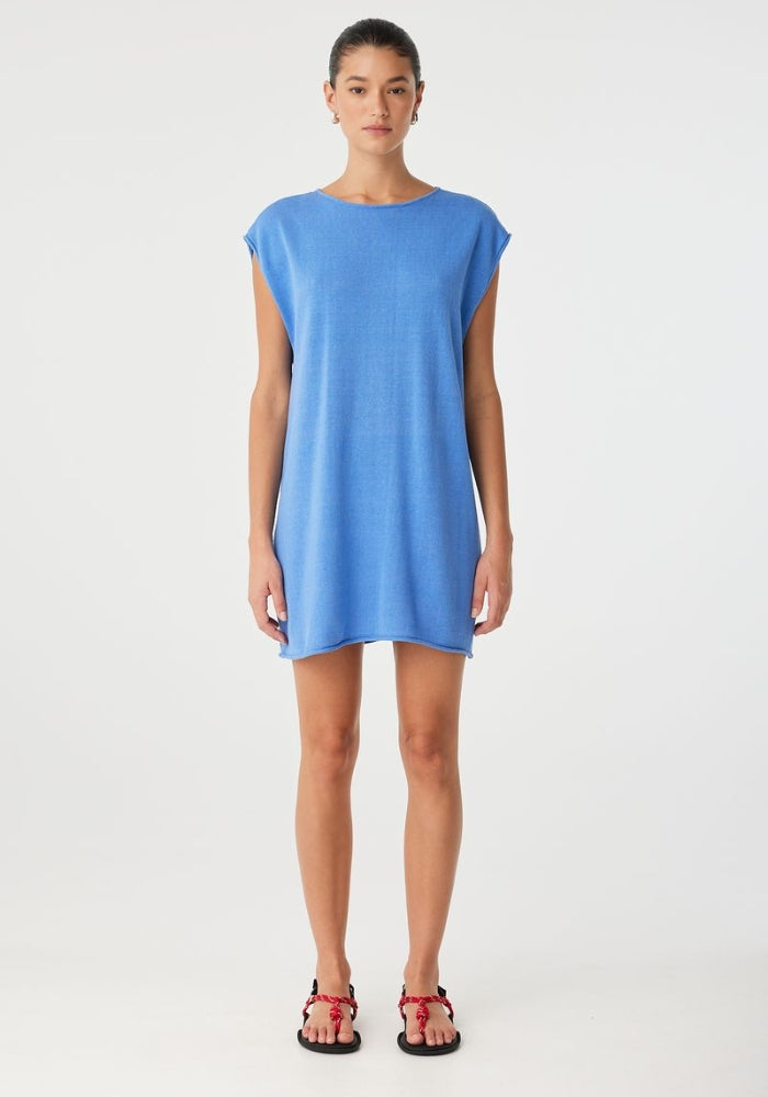 ARCAA Pala Mini Dress - Pacific Blue