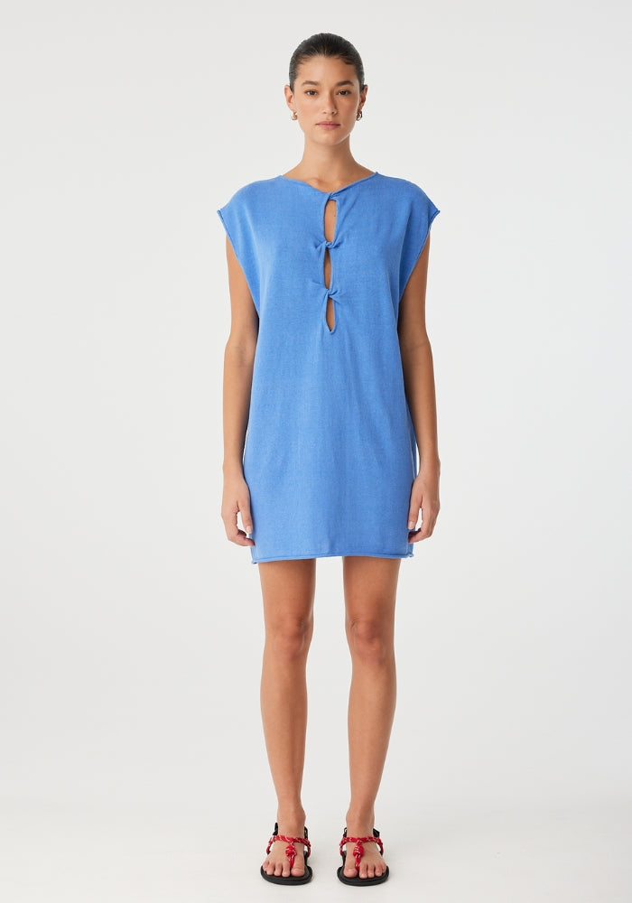 ARCAA Pala Mini Dress - Pacific Blue