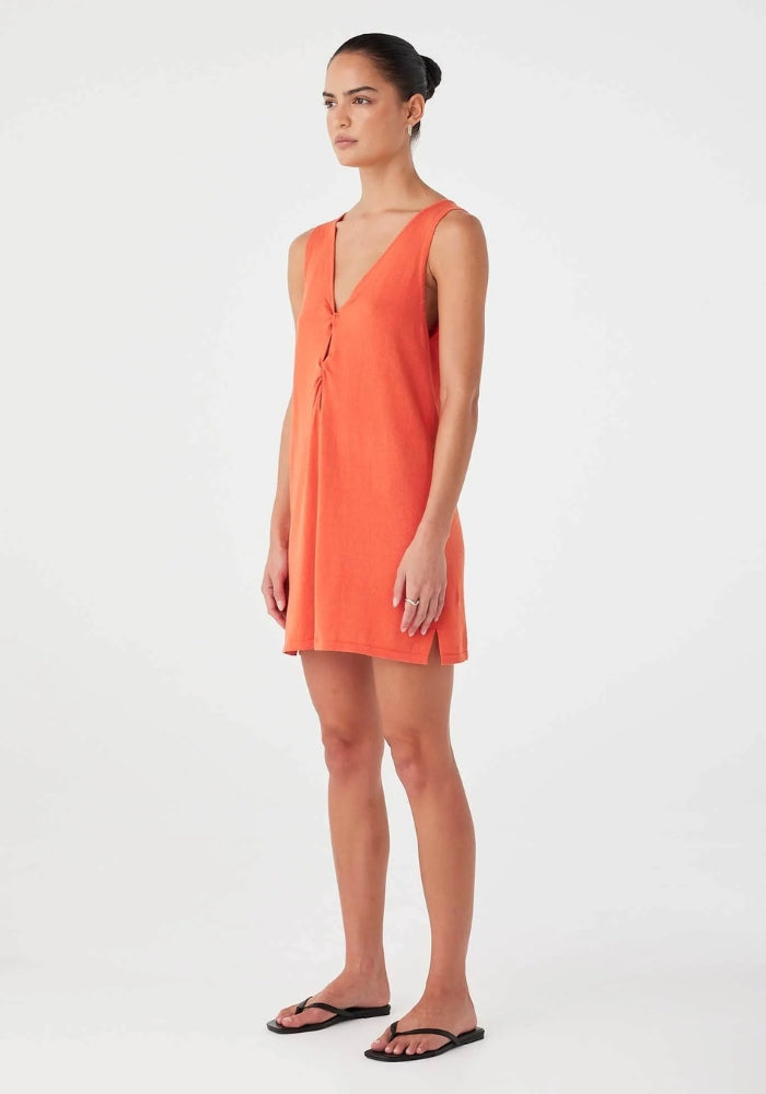 Arcaa Paloma Mini Dress - Mandarin